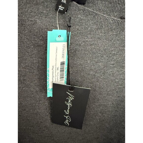 Montgomery Post Dark Gray Women’s Crop Sweater XXL - Picture 3 of 6